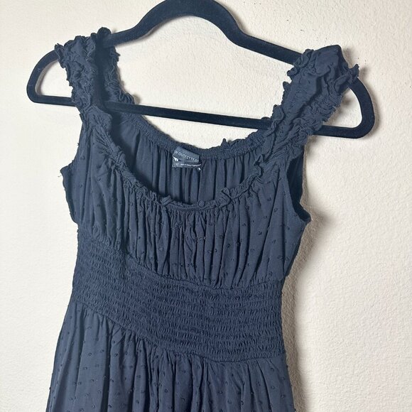 URBAN OUTFITTERS Swiss Dot Black Romper Size Small Shorts Skort - Picture 4 of 10